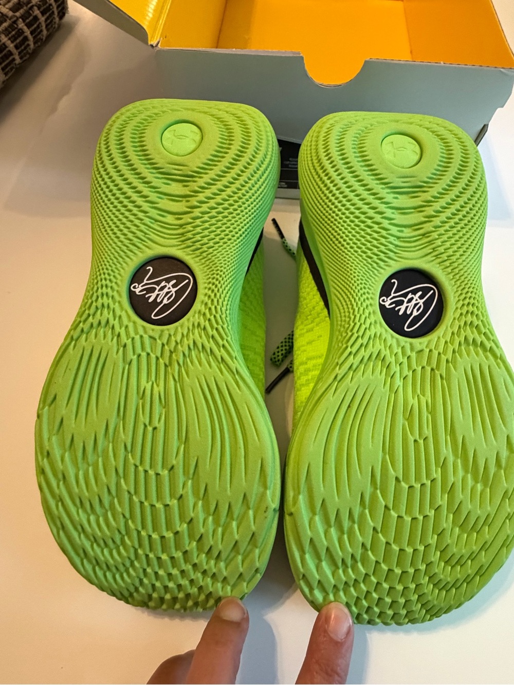 NEW Curry 12 EXTL Youth Basketball Shoes | Size 3.5Y | Green | Steph Curry - Picture 5 of 8